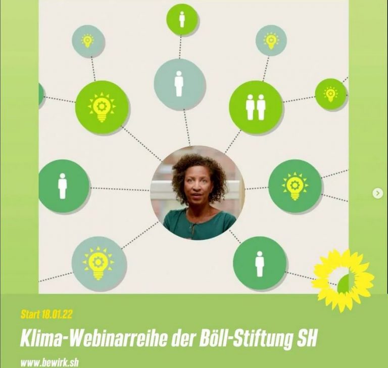 Klima-Webinarreihe der Böll-Stiftung SH: bewirk – Wir gemeinsam vor Ort fürs Klima!